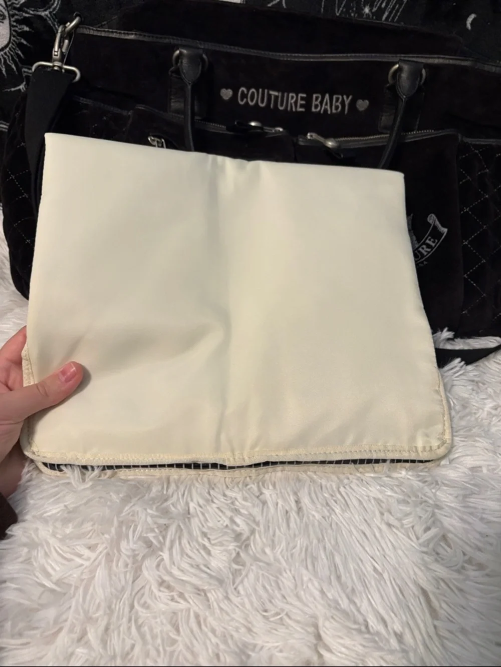 NWOTJuicy Couture Black Couture Baby Diaper Bag Tote